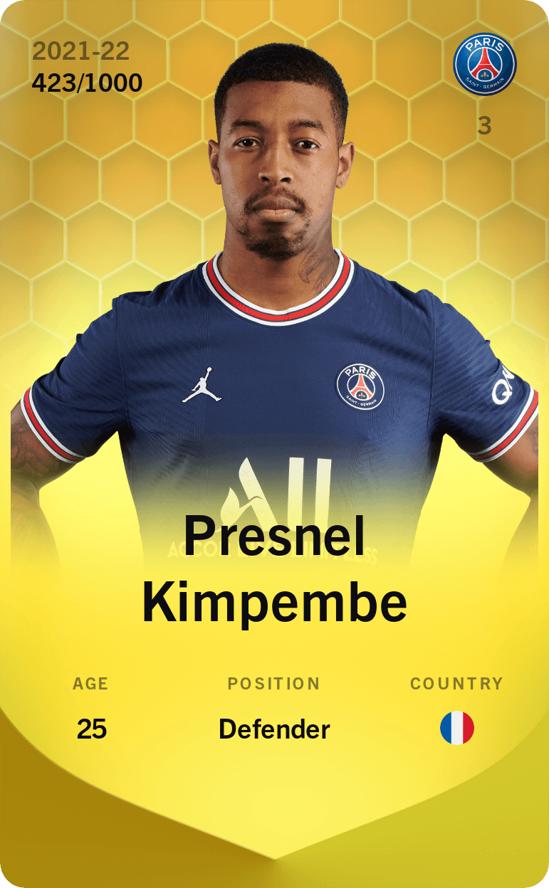 Presnel Kimpembe 2021-22 • Limited 423/1000