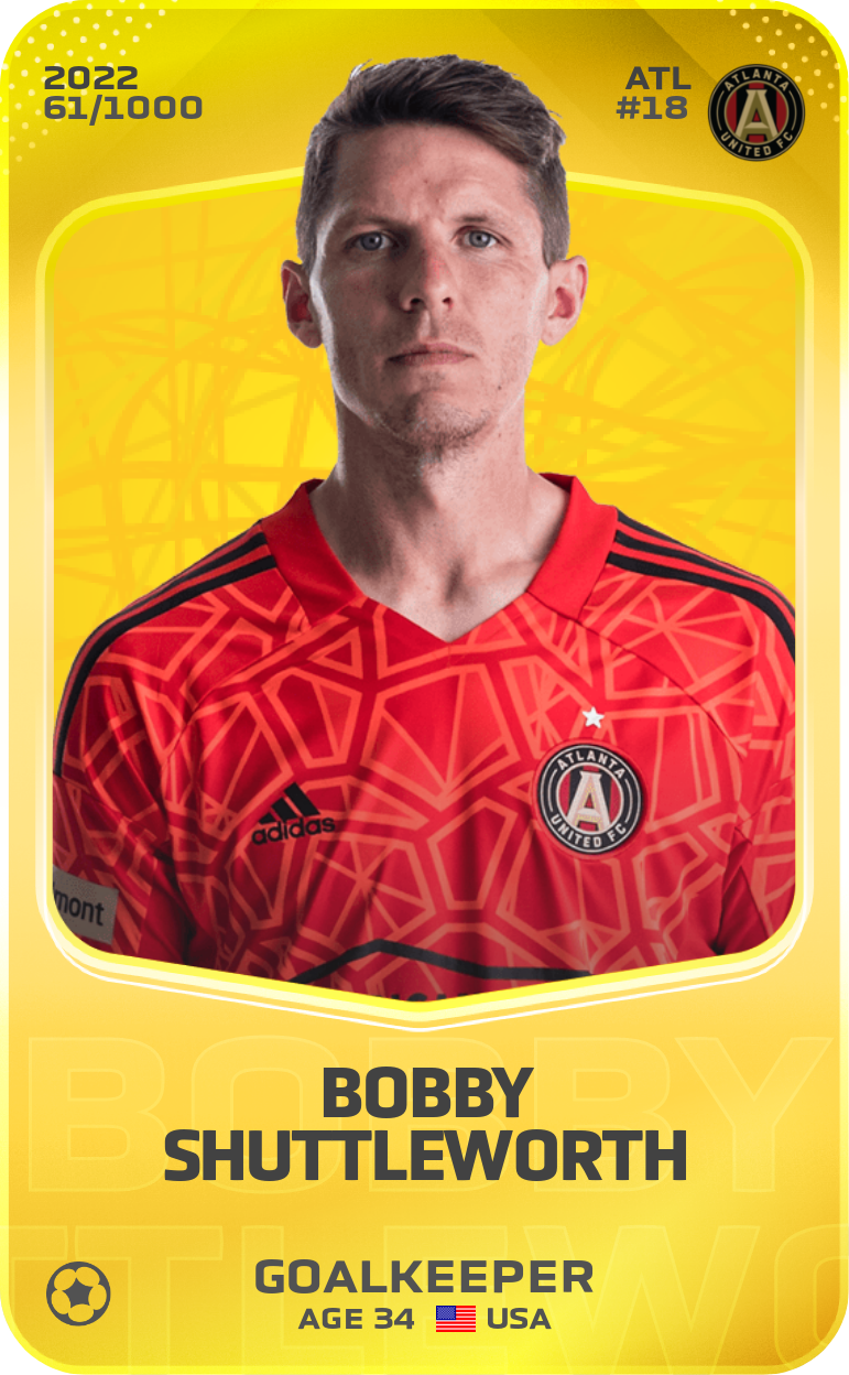 Sorare - Sorare Official - Bobby Shuttleworth 2022-23 • Limited 61/1000 - NFT # 104620970620658003722999916374161925937420845030528053783668823439436624781522