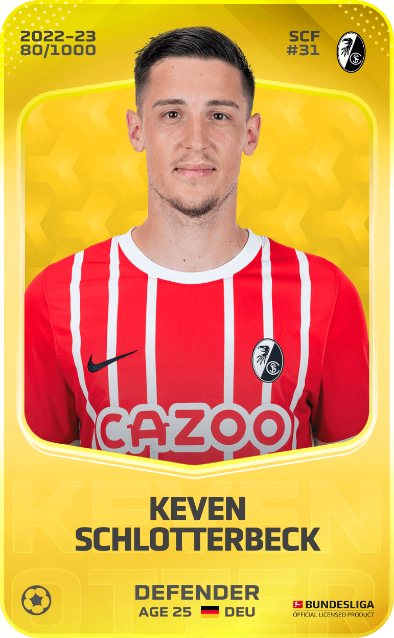 Keven Schlotterbeck 2022-23 • Limited 80/1000