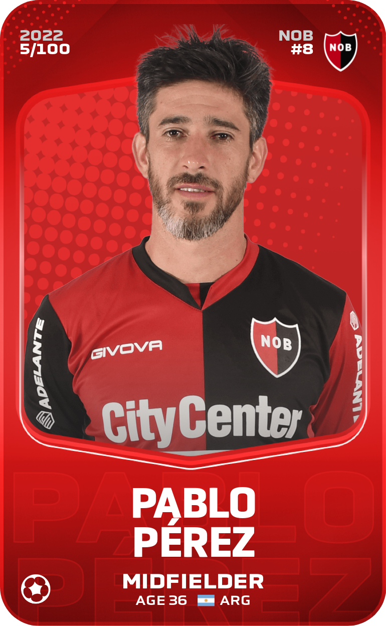 Sorare - Sorare Official - Pablo Pérez 2022-23 • Rare 5/100 - NFT # 86848950286102715440853043688053475738683330790479468109019574140935577734512