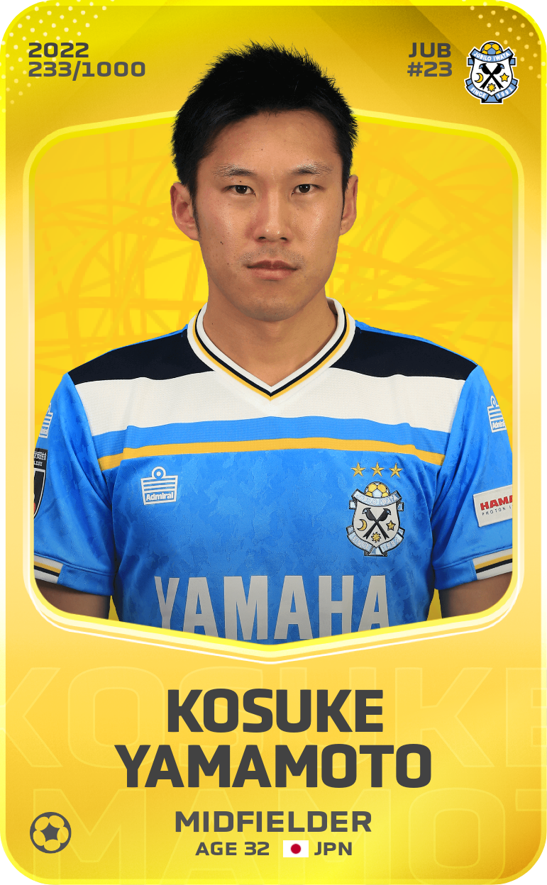 Sorare - Sorare Official - Kosuke Yamamoto 2022-23 • Limited 233/1000 - NFT # 14322436200723071194949674616208720593331624128192831526593725620209675005775