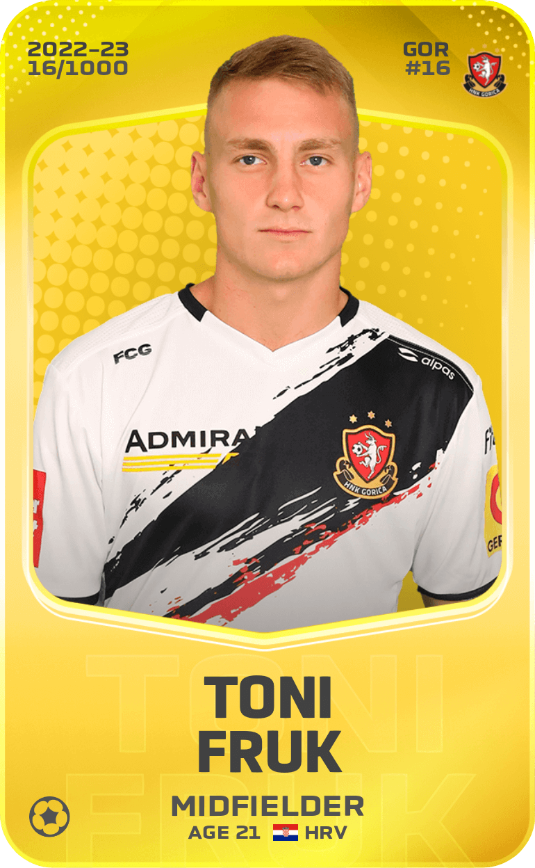 Toni Fruk 2022-23 • Limited 16/1000