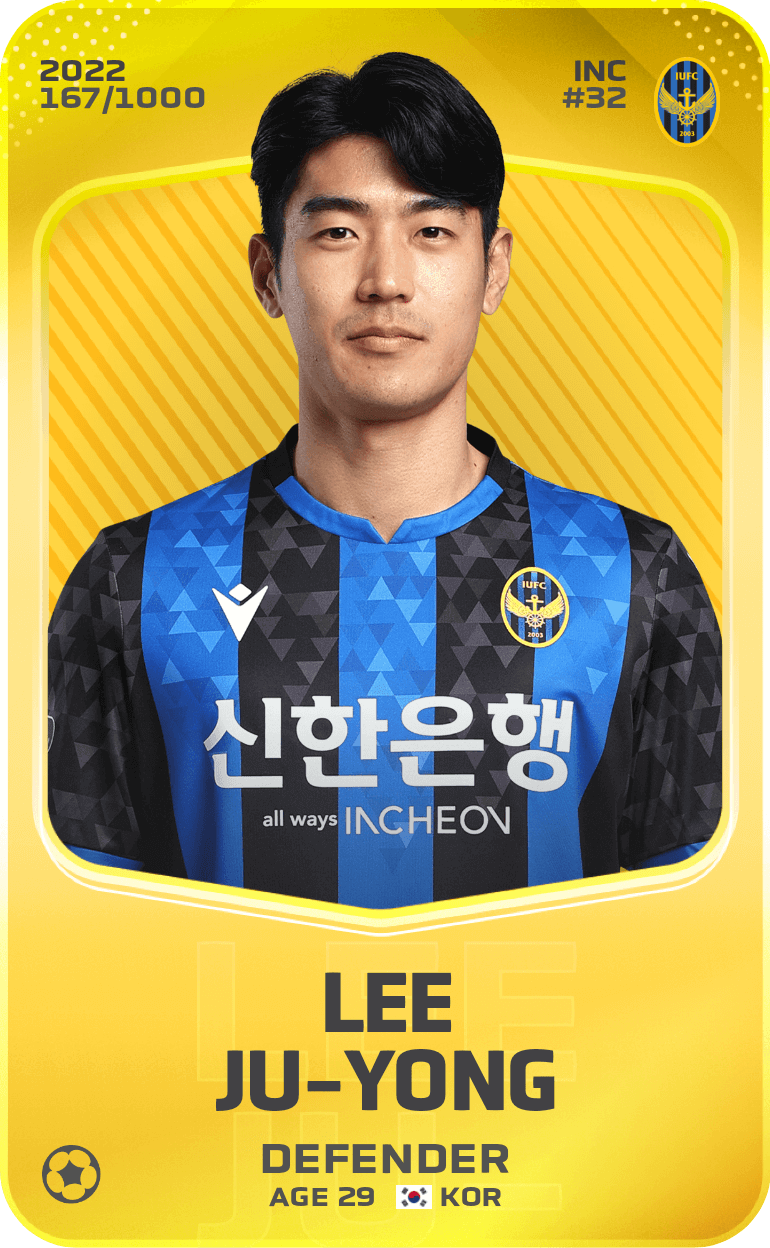 Lee Ju-Yong 2022-23 • Limited 167/1000