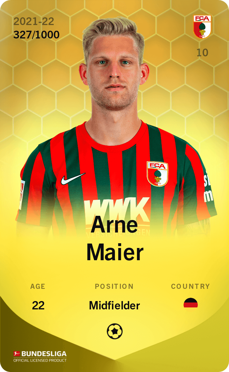Arne Maier 2021-22 • Limited 327/1000
