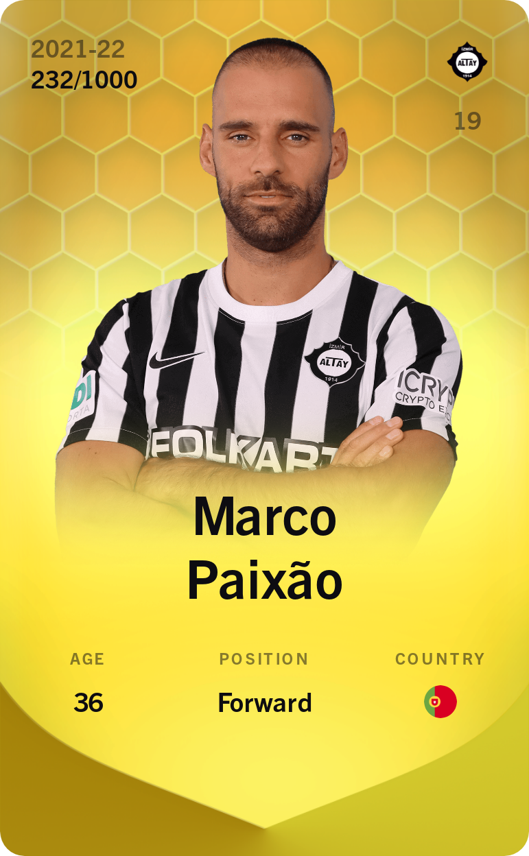 Marco Paixão 2021-22 • Limited 232/1000