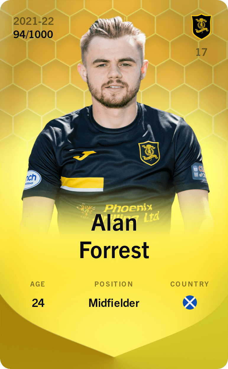 Alan Forrest 2021-22 • Limited 94/1000