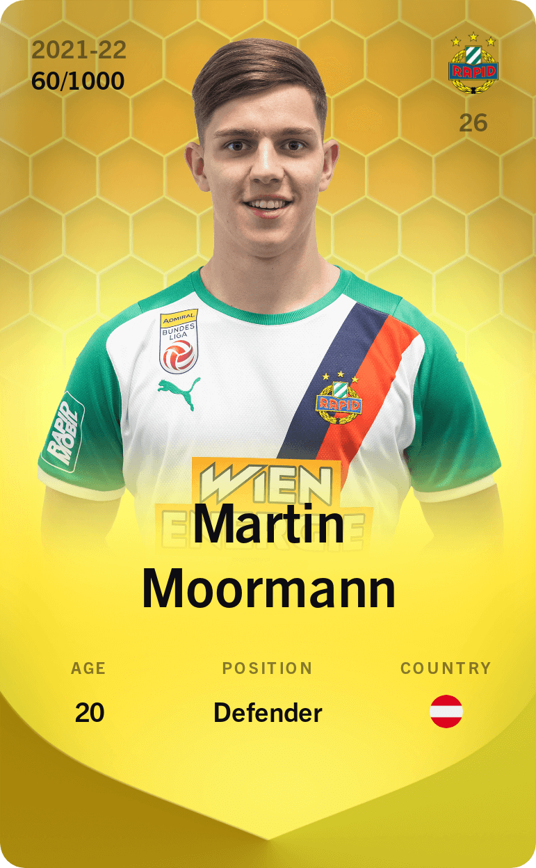 Martin Moormann 2021-22 • Limited 60/1000