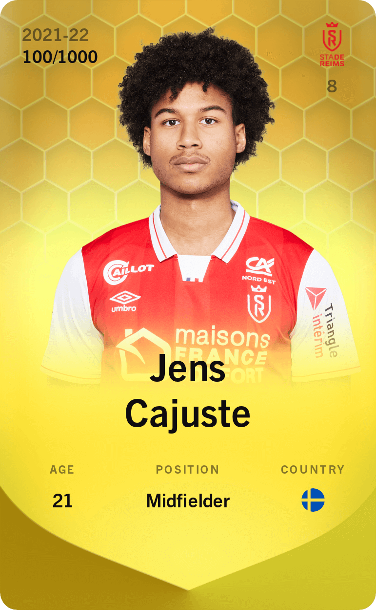 Jens Cajuste 2021-22 • Limited 100/1000