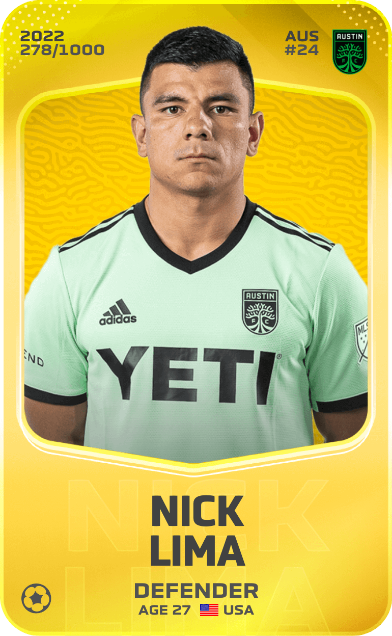 Nick Lima 2022-23 • Limited 278/1000