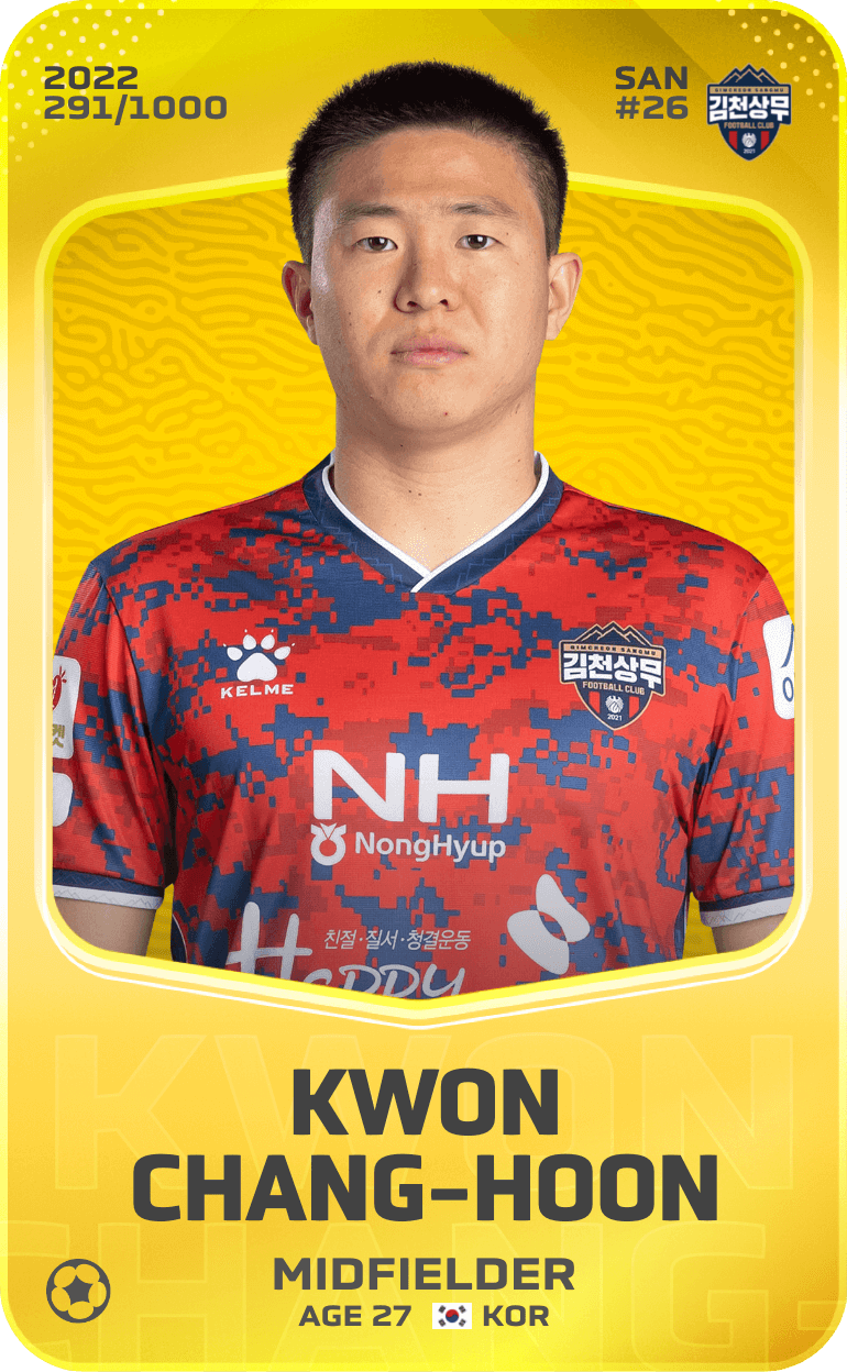 Kwon Chang-Hoon 2022-23 • Limited 291/1000
