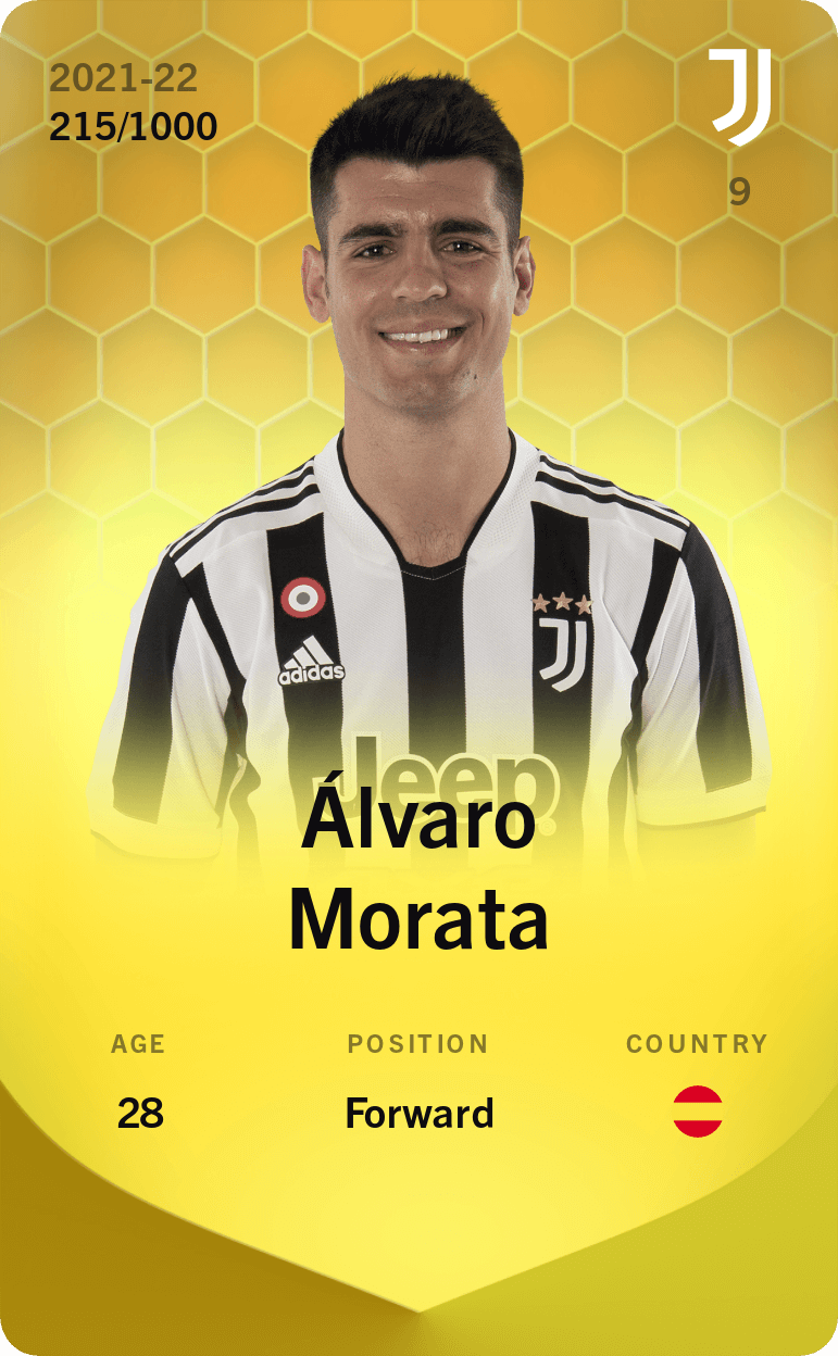 Álvaro Morata 2021-22 • Limited 215/1000