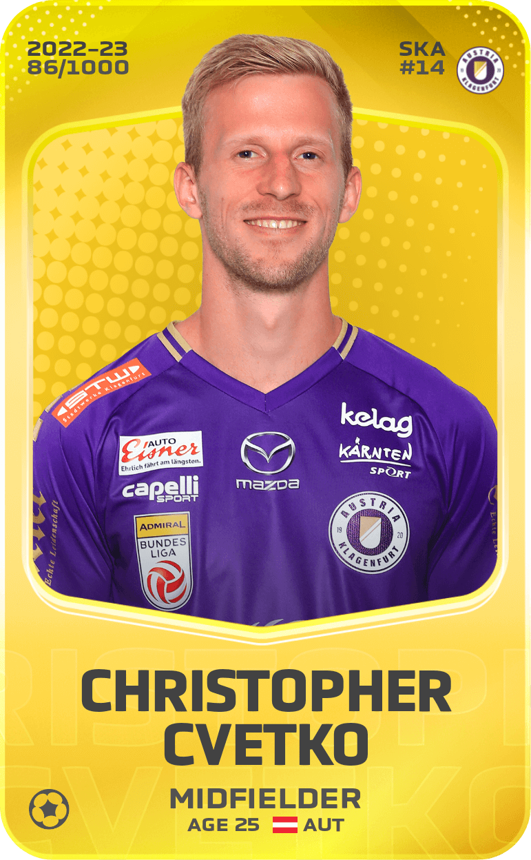Christopher Cvetko 2022-23 • Limited 86/1000