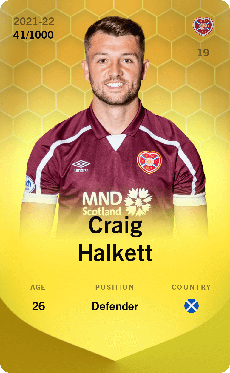Craig Halkett 2021-22 • Limited 41/1000