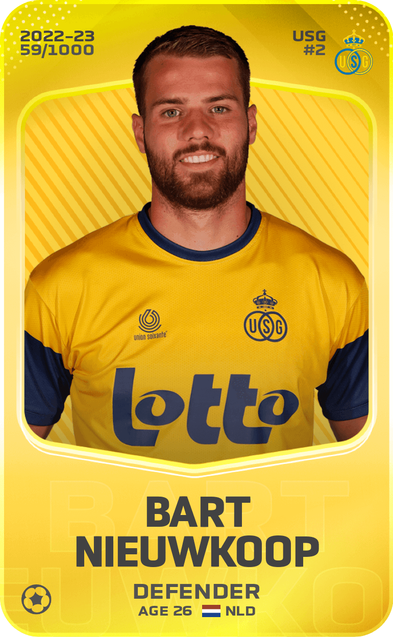 Bart Nieuwkoop 2022-23 • Limited 59/1000