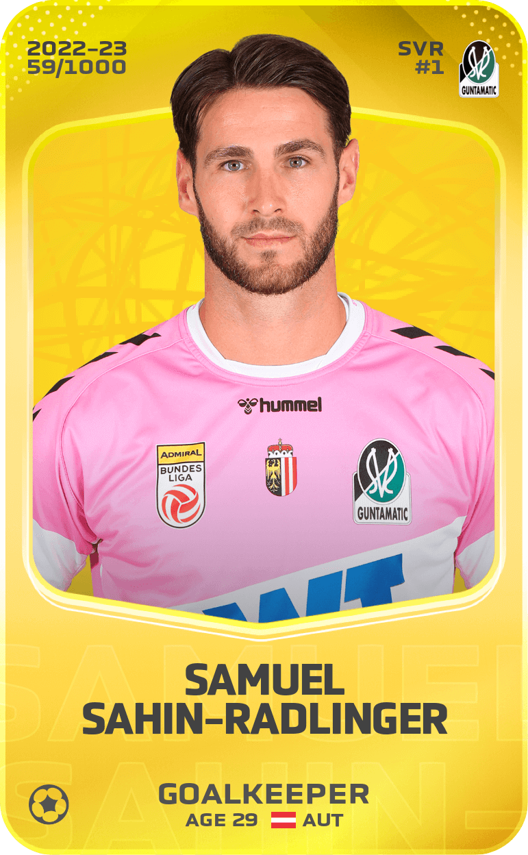 Samuel Sahin-Radlinger 2022-23 • Limited 59/1000