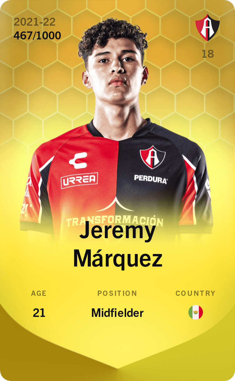 Jeremy Márquez 2021-22 • Limited 467/1000