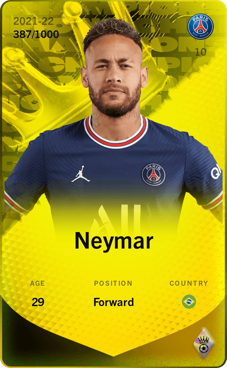 Neymar 2021-22 • Limited 387/1000