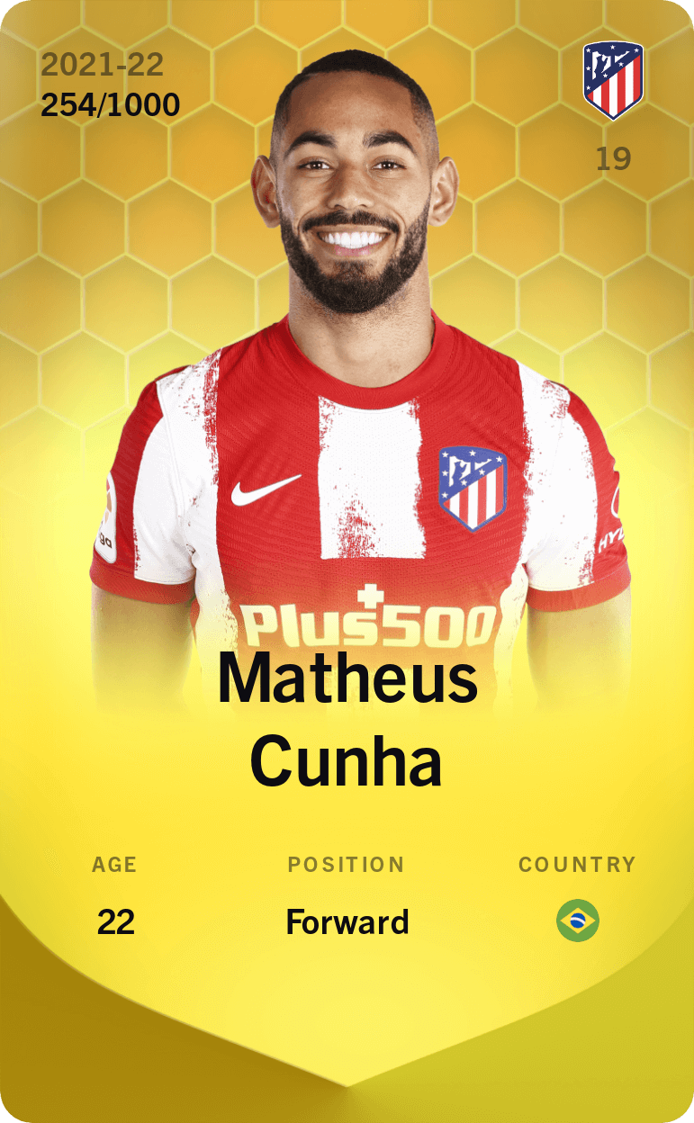 Matheus Cunha 2021-22 • Limited 254/1000