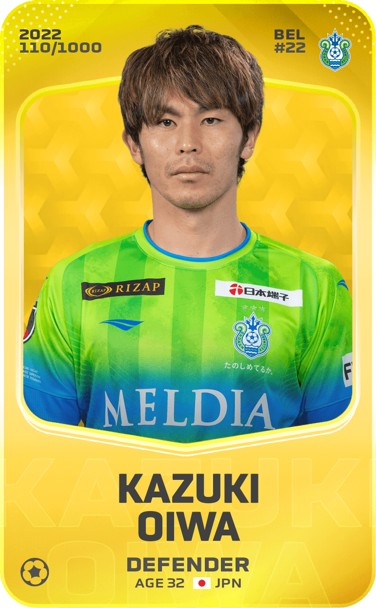 Kazuki Oiwa 2022-23 • Limited 110/1000