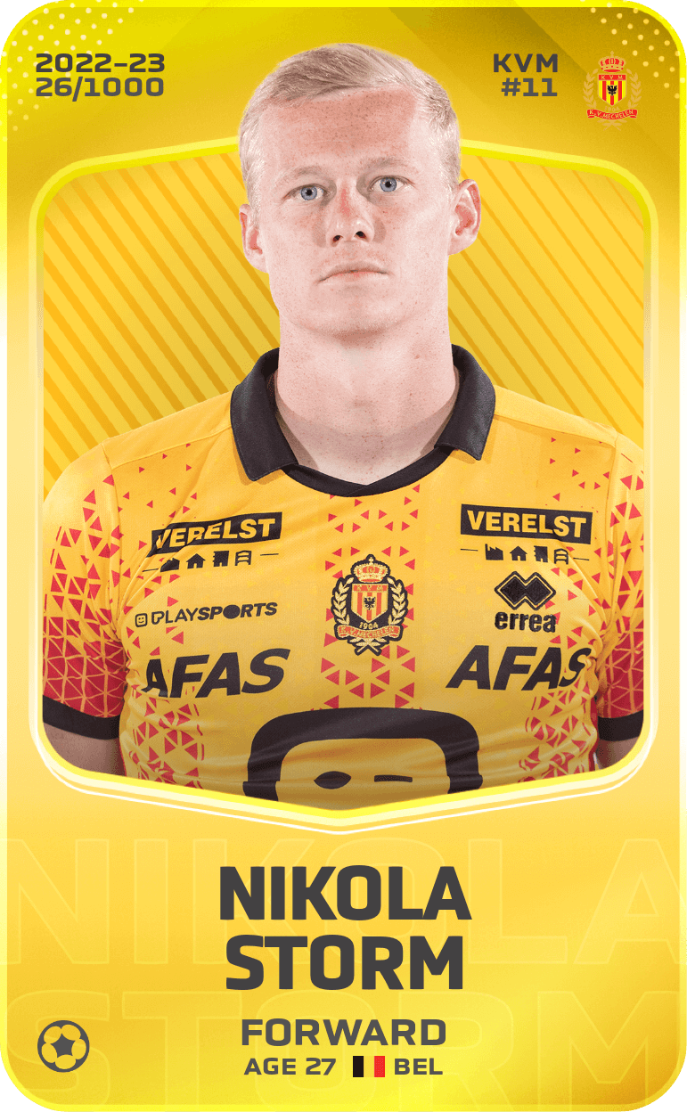 Nikola Storm 2022-23 • Limited 26/1000