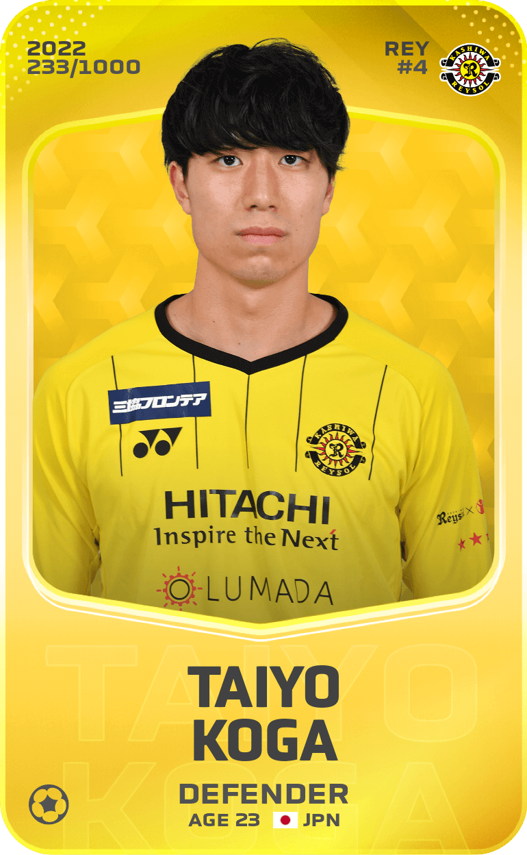 Taiyo Koga 2022-23 • Limited 233/1000