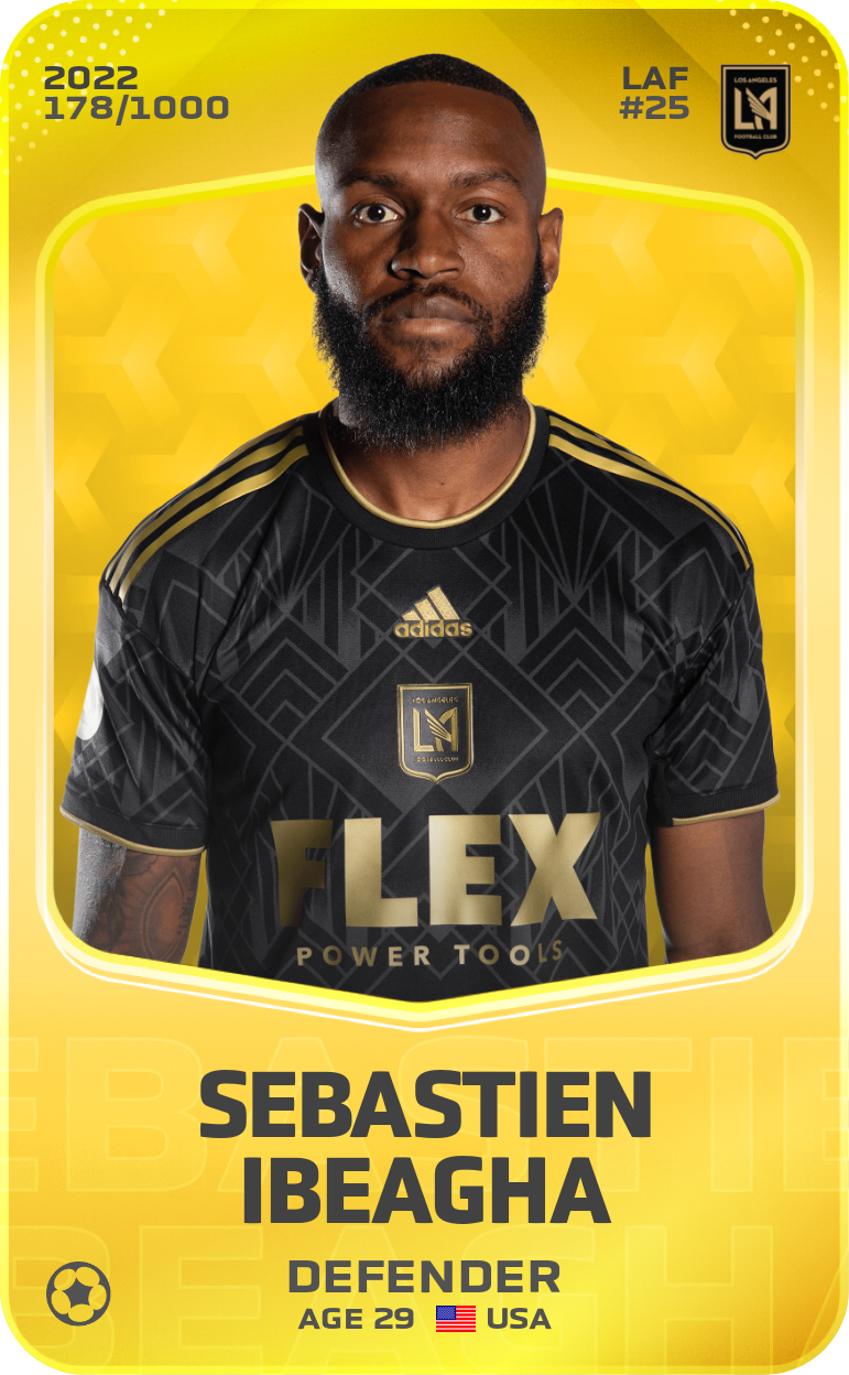 Sorare - Sorare Official - Sebastien Ibeagha 2022-23 • Limited 178/1000 - NFT # 47068098720141746766770644950438660761260789180422283848931954381690266229915