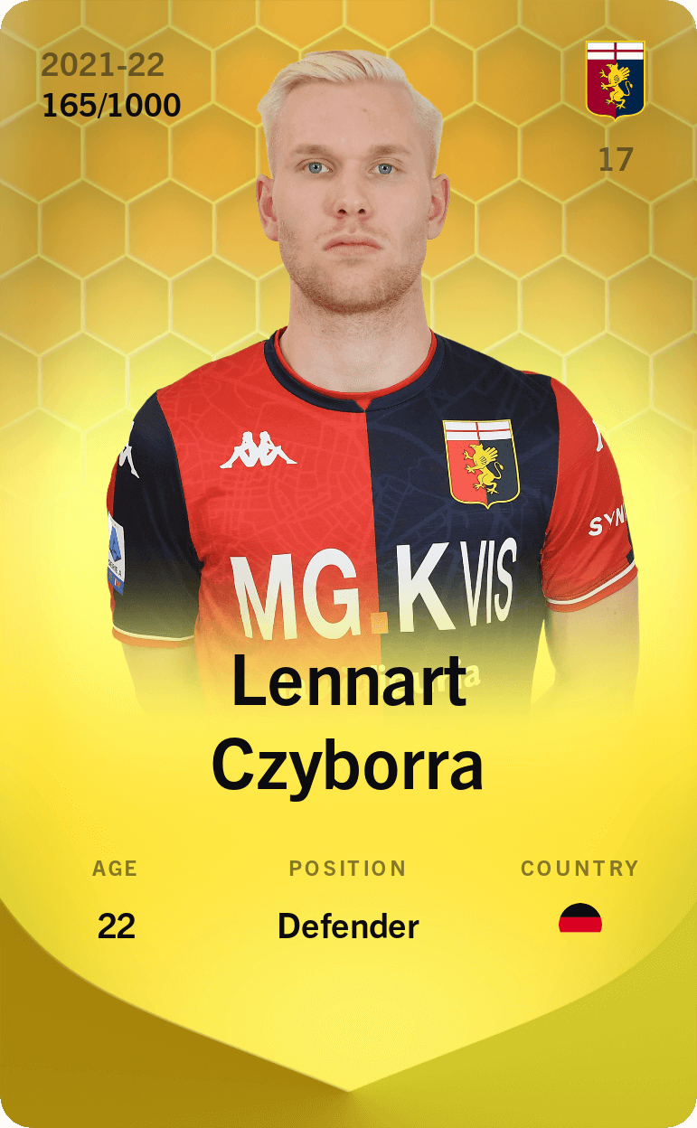 Lennart Czyborra 2021-22 • Limited 165/1000