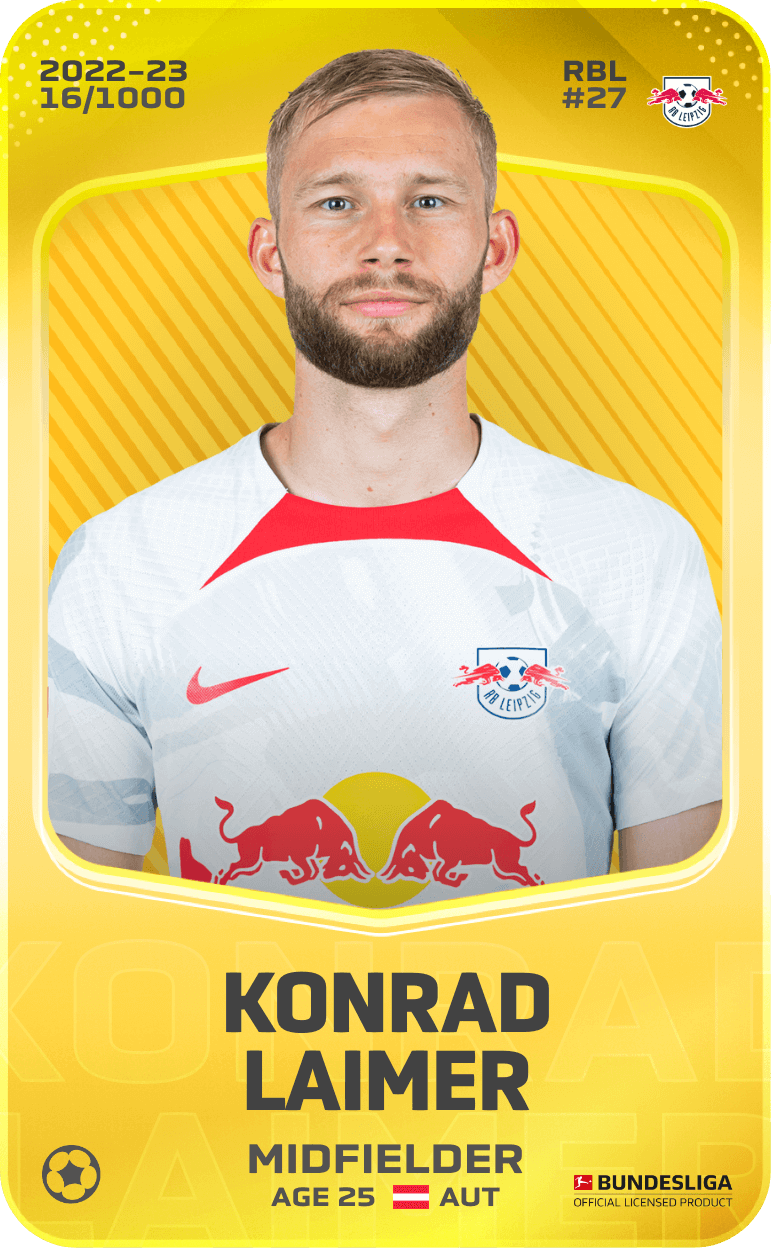 Konrad Laimer 2022-23 • Limited 16/1000