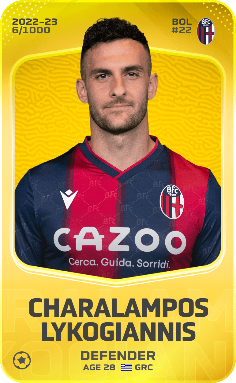 Charalampos Lykogiannis 2022-23 • Limited 6/1000