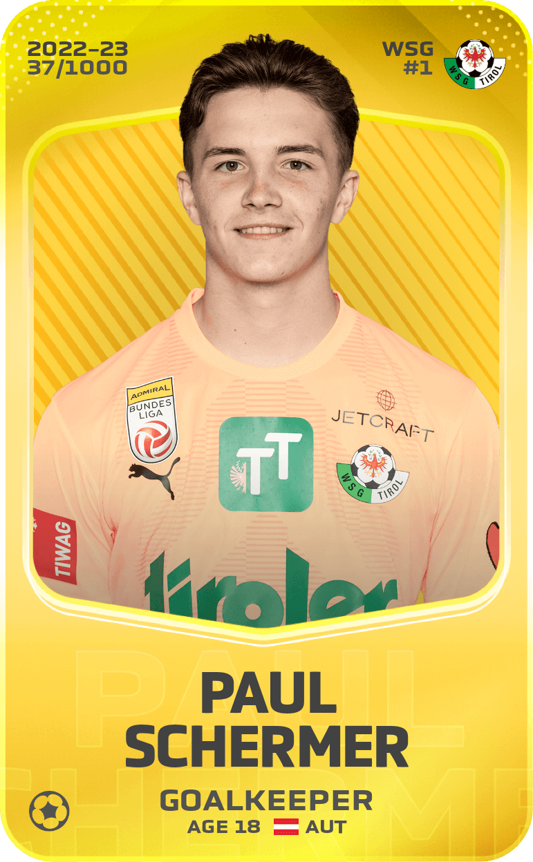 Paul Schermer 2022-23 • Limited 37/1000