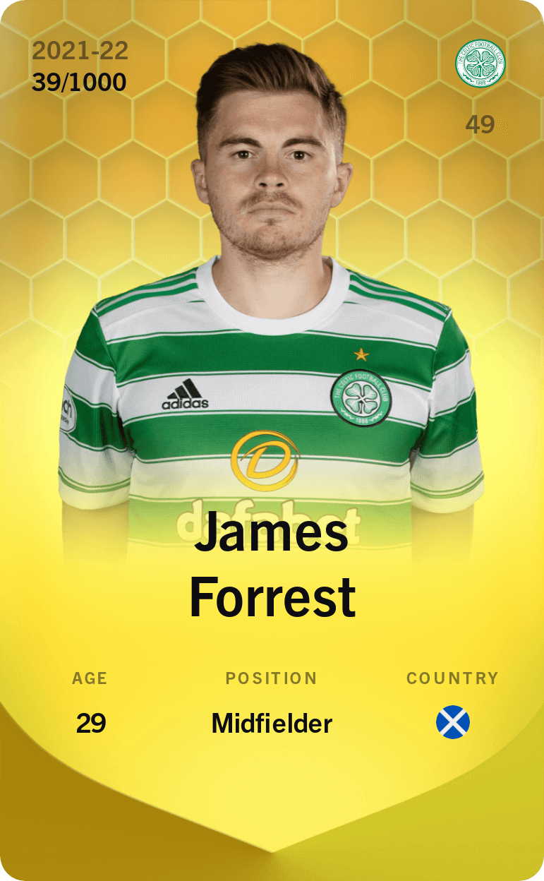 James Forrest 2021-22 • Limited 39/1000