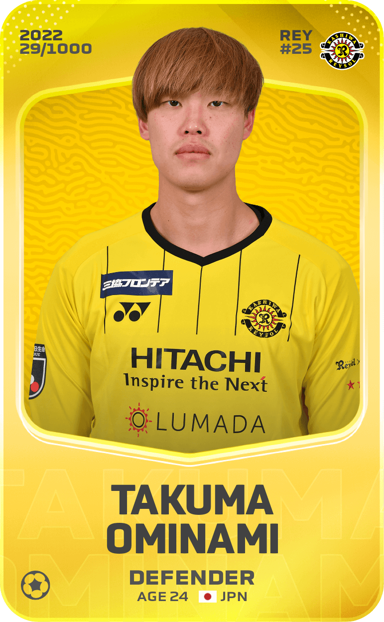 Takuma Ominami 2022-23 • Limited 29/1000