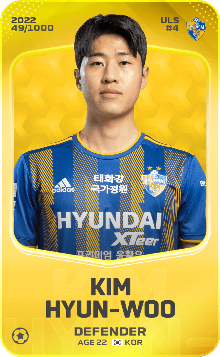 Kim Hyun-Woo 2022-23 • Limited 49/1000