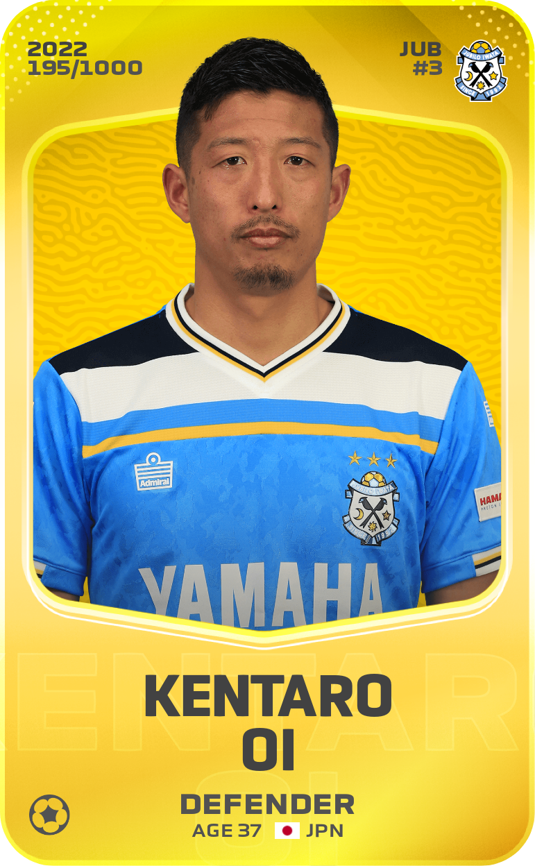 Sorare - Sorare Official - Kentaro Oi 2022-23 • Limited 195/1000 - NFT # 17672420832997381116712924291805201163416588576062938997460579004078347647502
