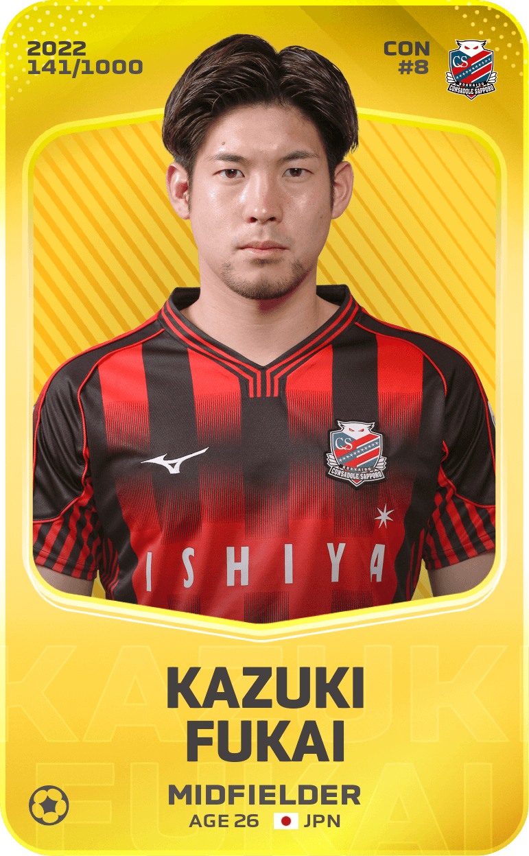 Kazuki Fukai 2022-23 • Limited 141/1000