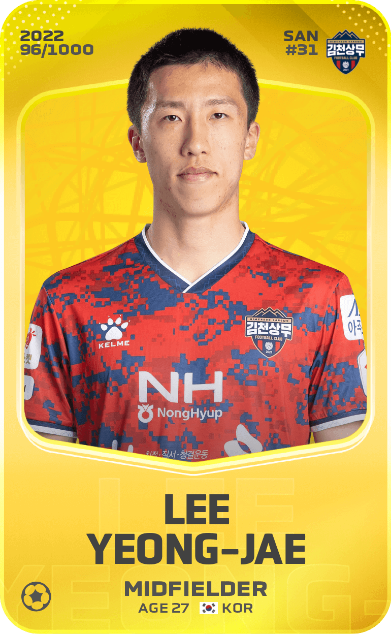 Lee Yeong-Jae 2022-23 • Limited 96/1000
