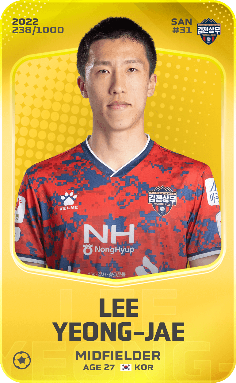 Lee Yeong-Jae 2022-23 • Limited 238/1000