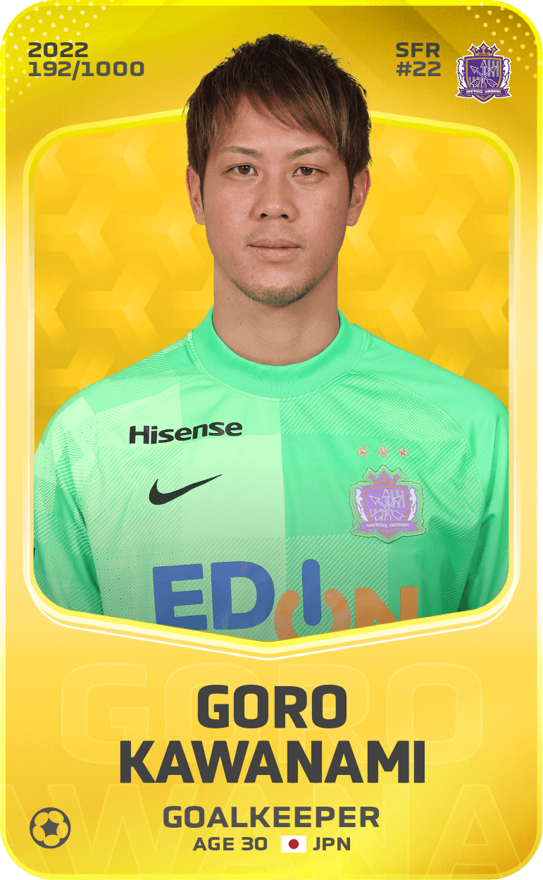 Goro Kawanami 2022-23 • Limited 192/1000