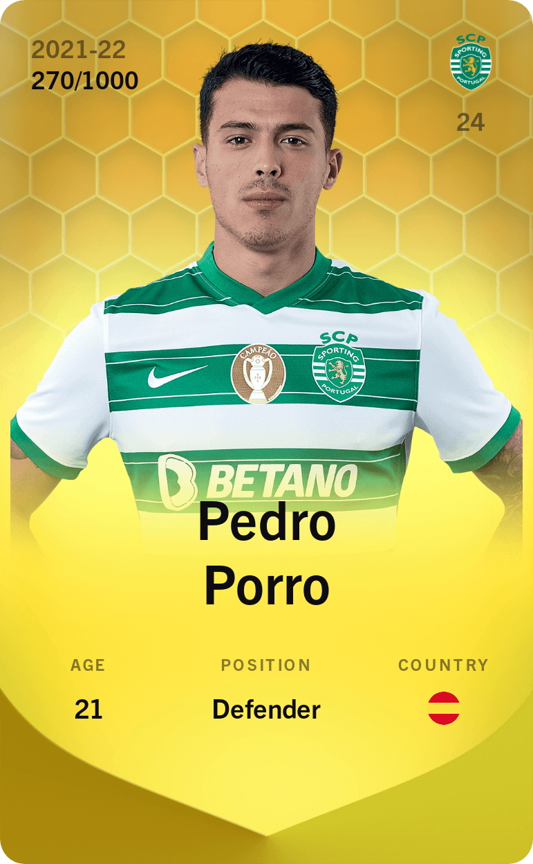 Pedro Porro 2021-22 • Limited 270/1000