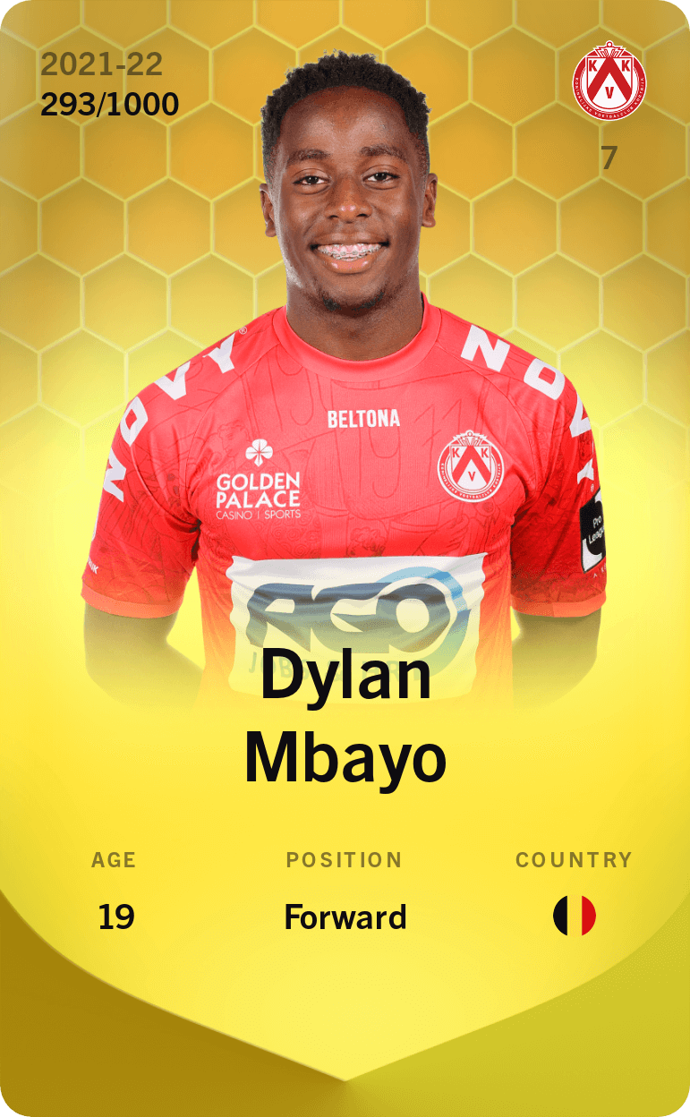 Dylan Mbayo 2021-22 • Limited 293/1000
