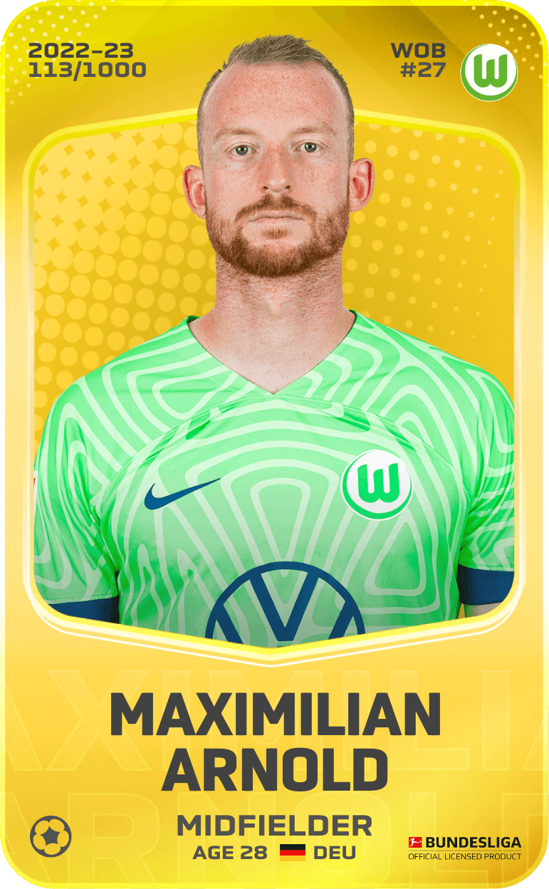 Maximilian Arnold 2022-23 • Limited 113/1000