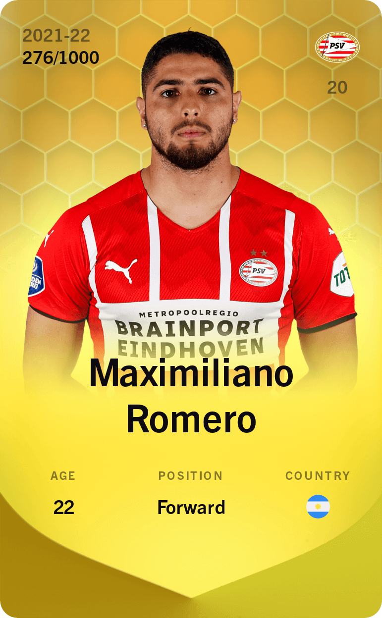 Maximiliano Romero 2021-22 • Limited 276/1000