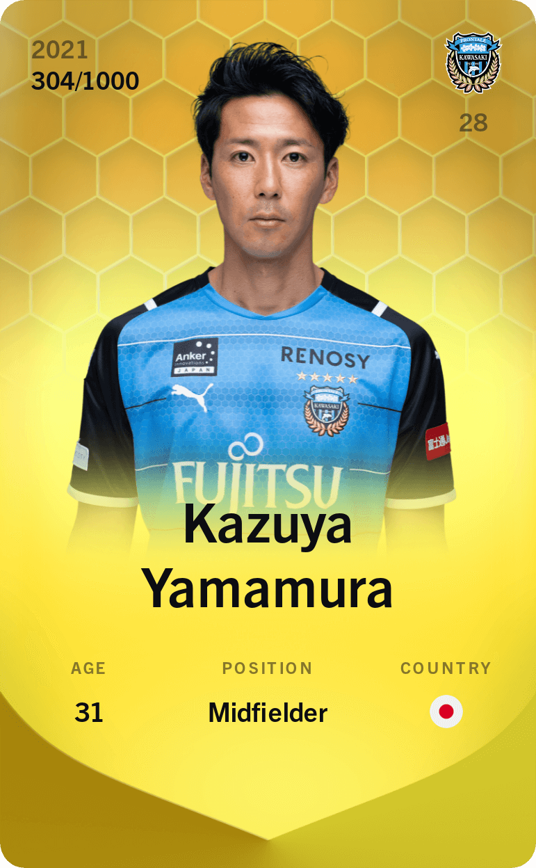 Kazuya Yamamura 2021-22 • Limited 304/1000