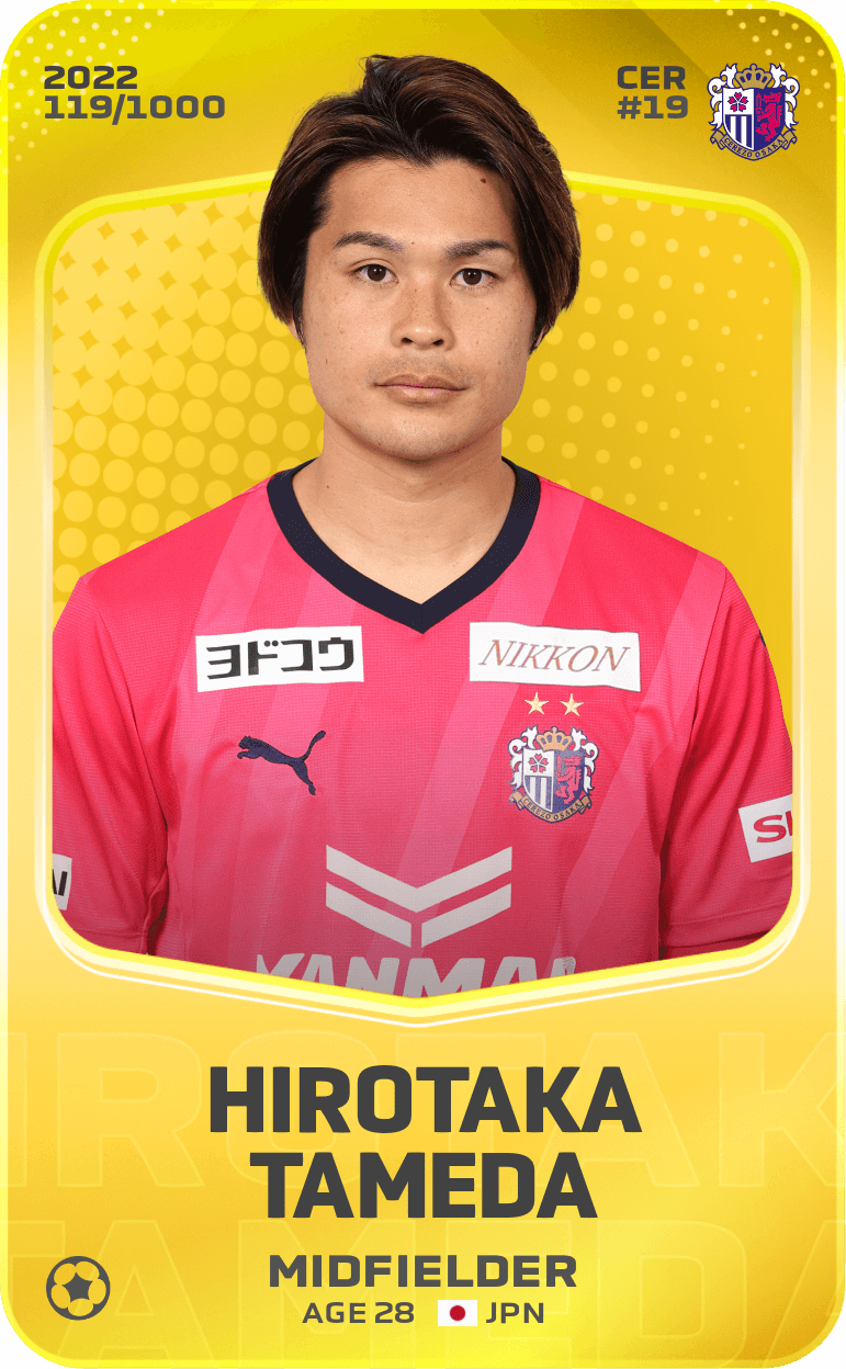 Hirotaka Tameda 2022-23 • Limited 119/1000