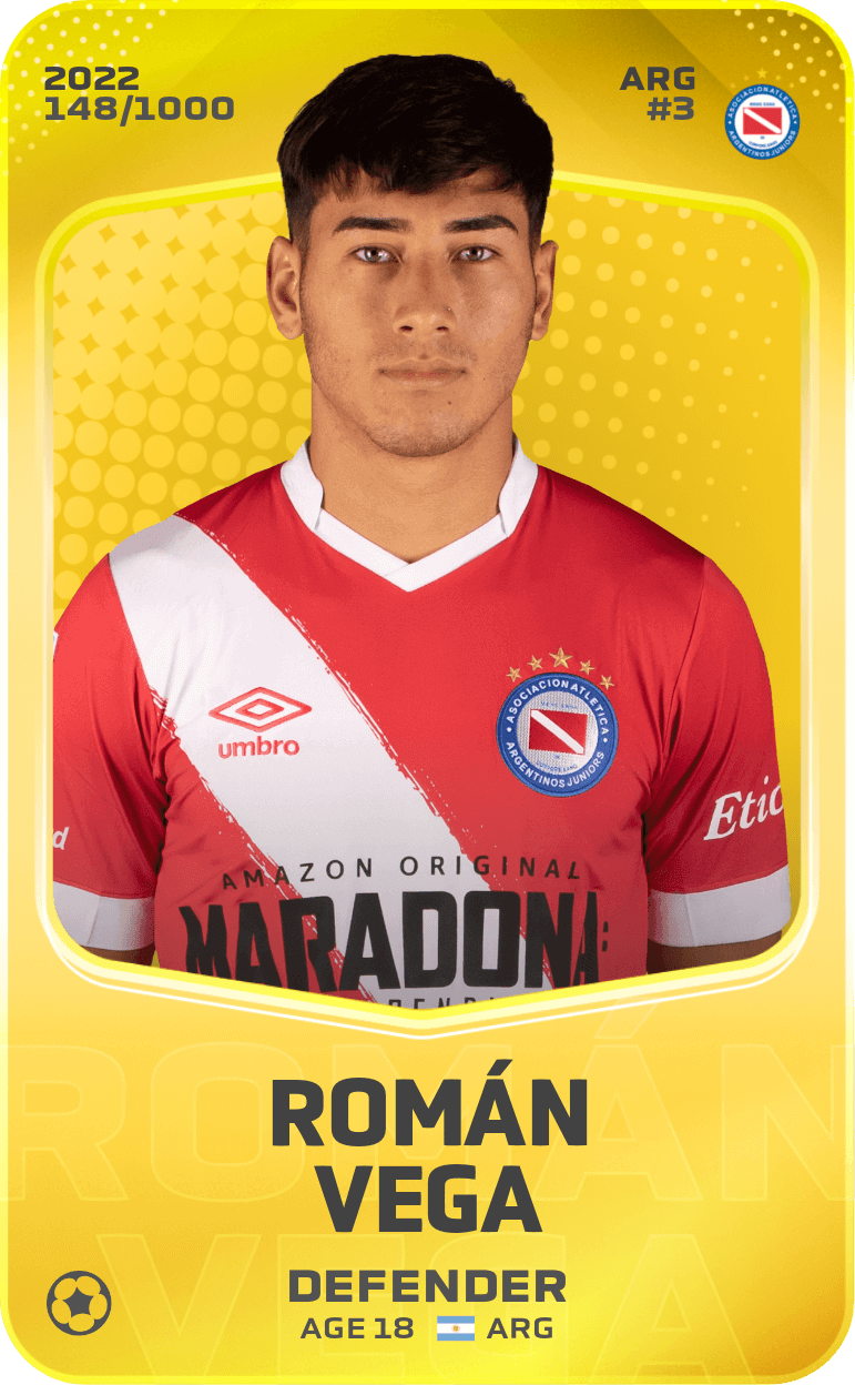 Román Vega 2022-23 • Limited 148/1000
