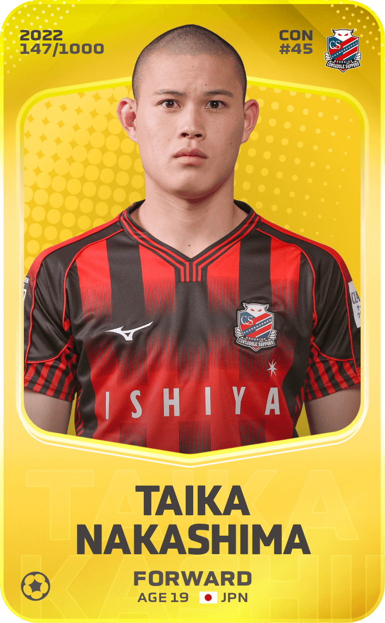 Taika Nakashima 2022-23 • Limited 147/1000