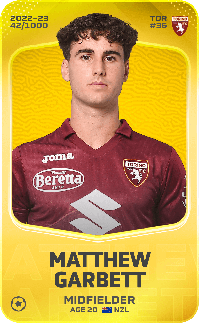 Matthew Garbett 2022-23 • Limited 42/1000