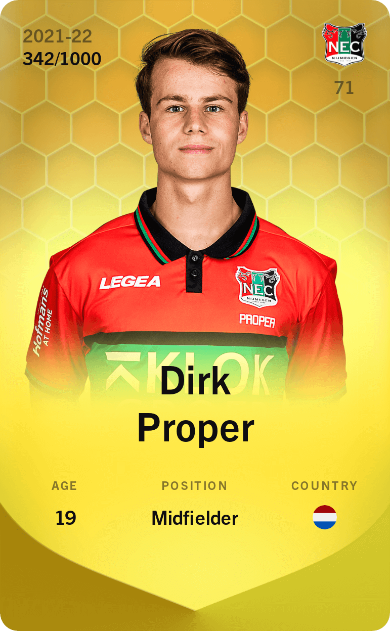 Dirk Proper 2021-22 • Limited 342/1000