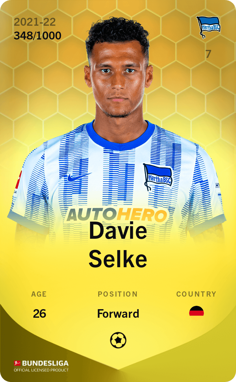 Davie Selke 2021-22 • Limited 348/1000