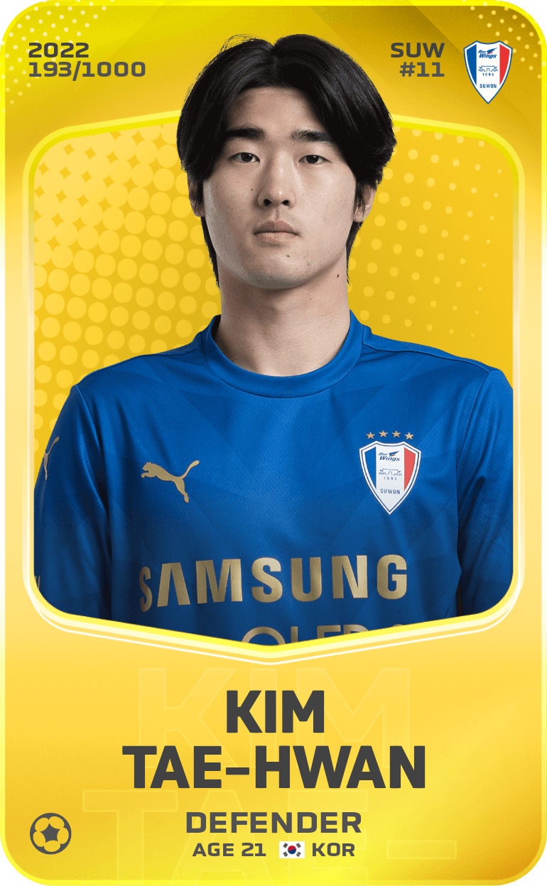 Kim Tae-Hwan 2022-23 • Limited 193/1000